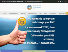 Tablet Screenshot of greatertorontohypnosis.com